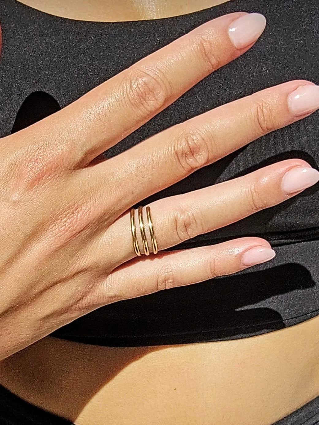 Gold Swirl Ring