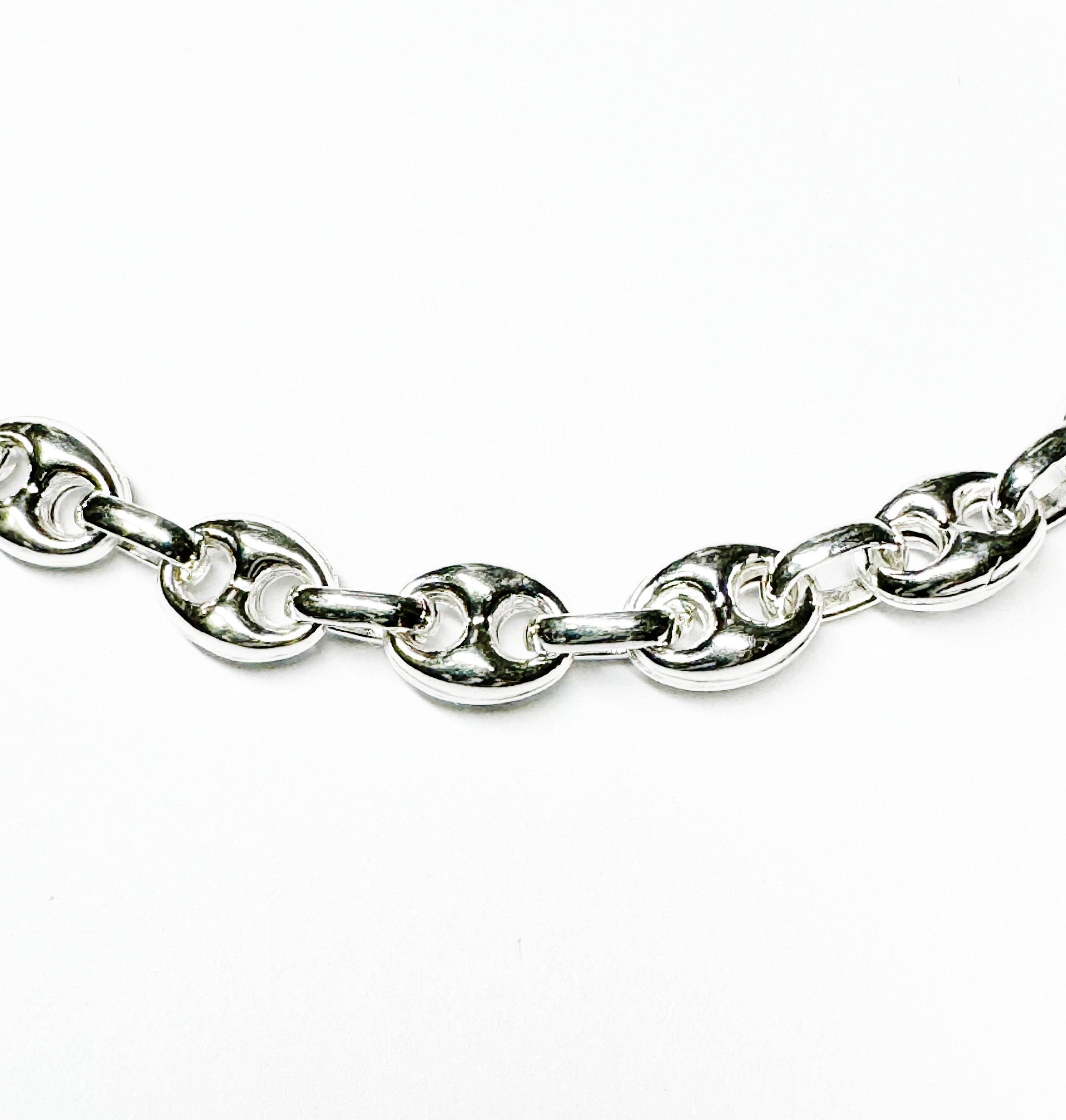 Anchor Chain Bracelet Silver